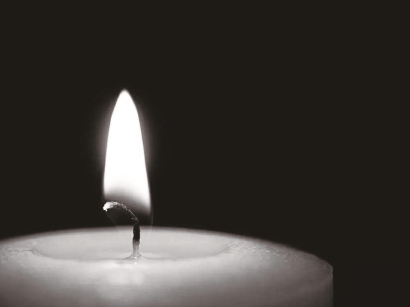 黑白色蜡烛默哀图片图片